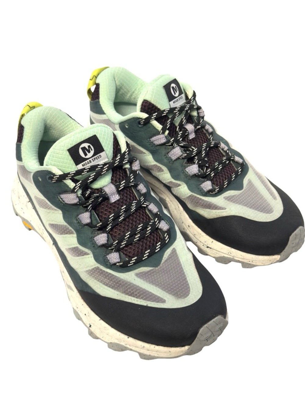 Merrell Women’s Moab Speed Hiking Shoes - Jade/Multi - Size 9 - Picture 2 of 10